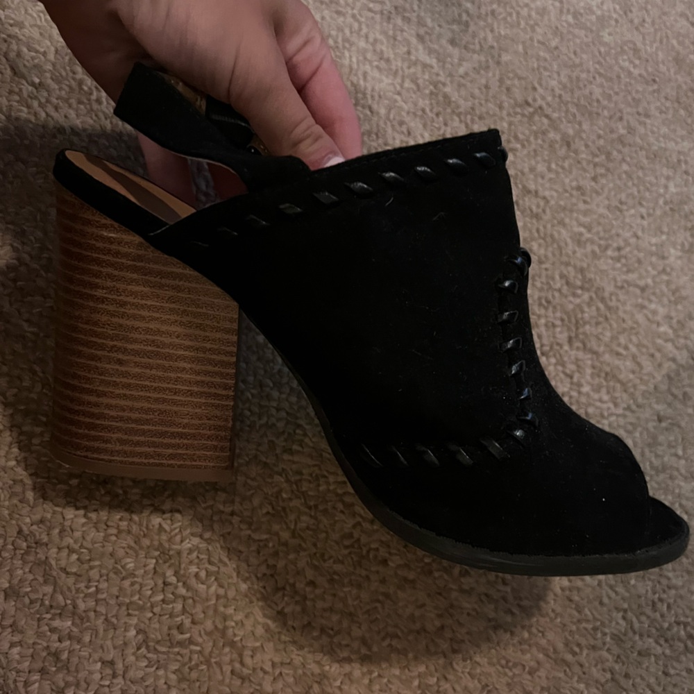 Black Suede Heels